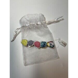 Viva Beads Jumble Pattern Stretch Bracelet New